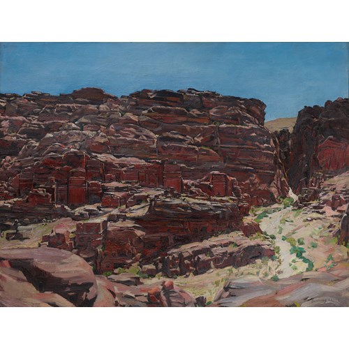 Rock Façade, North-East Wall, Petra 
